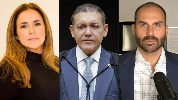 Daniela Mercury não aguenta mais esperar Nunes Marques julgar ação contra Eduardo Bolsonaro