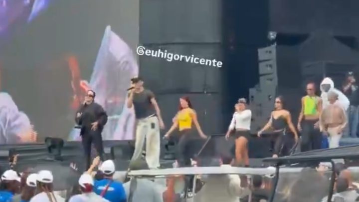 Demi Lovato e Pabllo Vittar fazem passagem de som no Rock in Rio