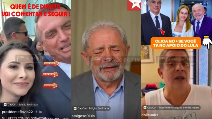 Dois terços das postagens com IA na pré-campanha violaram regra do TSE sobre informar o uso da ferramenta, aponta estudo