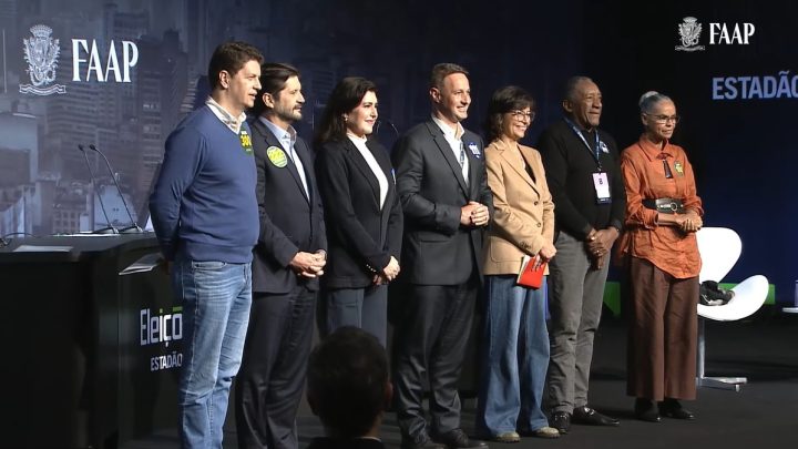 Em debate para o Senado, Prado defende fim da escala 6x1, Tebet diz que não é de esquerda e Salles contesta 'voto útil' bolsonarista