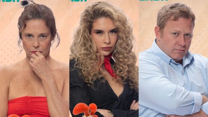 Enquete 'A fazenda' 18: Giovanna Gold, Serginho Hondjakoff e Stephanie Gomes estão na primeira roça da temporada. Quem você quer que fique?