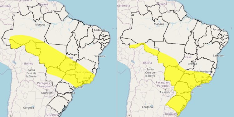 Frente fria muda o tempo no feriadão de 7 de Setembro no Sul, Sudeste e Centro-Oeste; veja a previsão