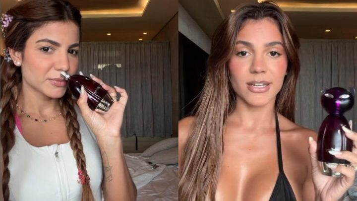 Hariany Almeida guarda perfumes na geladeira. Será que o hábito funciona?