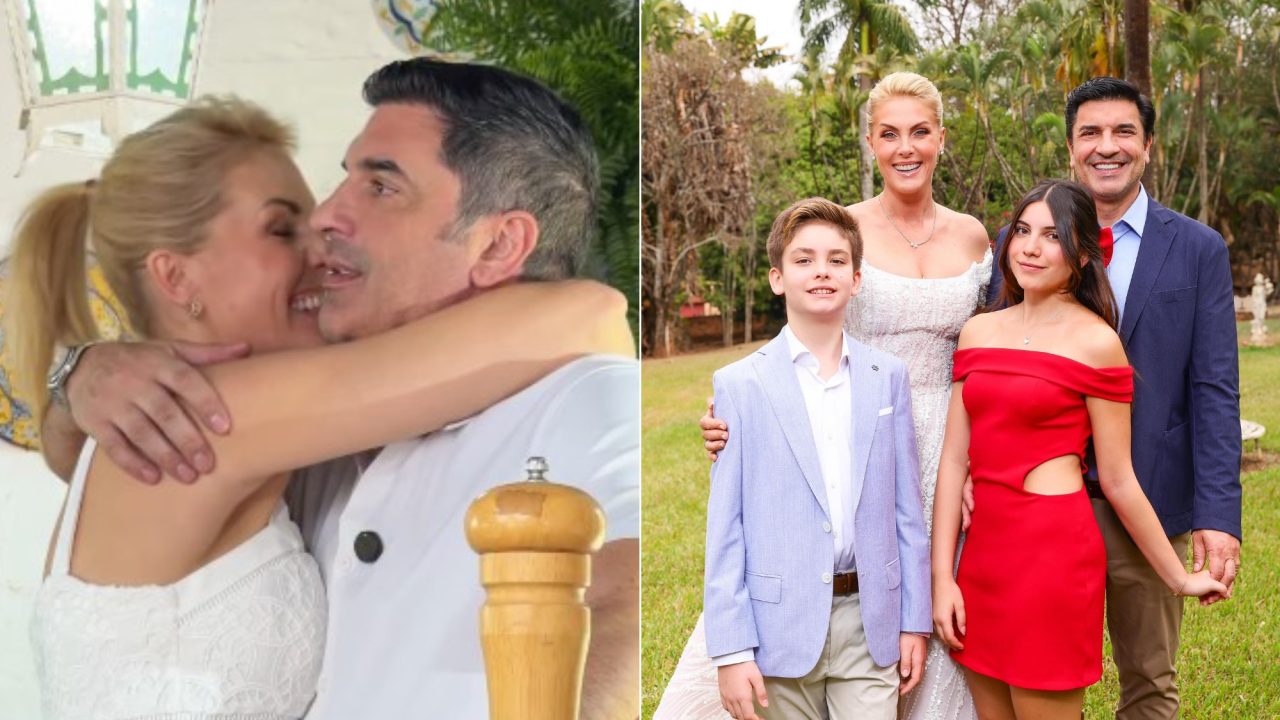 Ritual com filhos, ambiente 100% off-line e alerta a convidados: os detalhes do casamento de Ana Hickmann e Edu Guedes