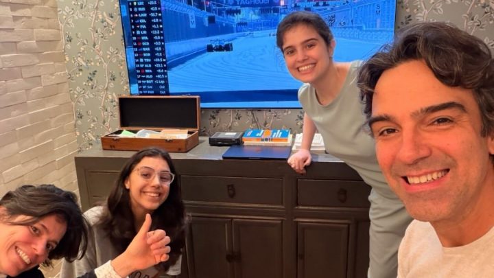 Tadeu Schmidt relembra nascimento da filha enquanto cobria Fórmula 1 há 24 anos: 'Chorava incontrolavelmente'