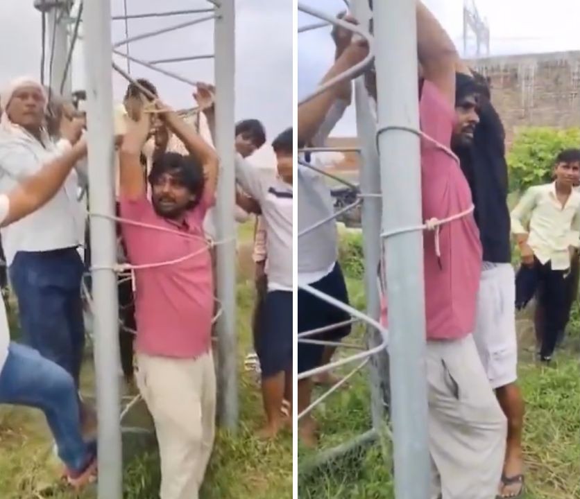 Técnico é amarrado a torre de celular após moradores reclamarem de sinal 5G na Índia; vídeo