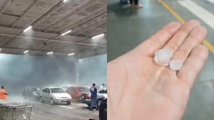 Temporal com granizo deixa rastro de estragos em Ipatinga, MG; vídeos chamam atenção nas redes