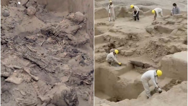 Tumba com restos mortais de 38 pessoas é descoberta em cidadela pré-hispânica no Peru