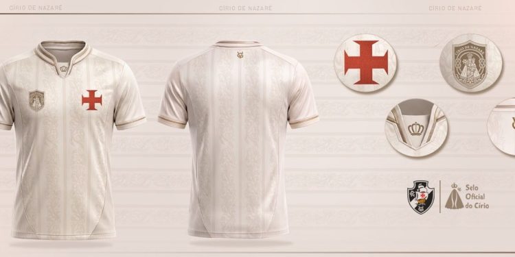Vasco lança camisa em homenagem ao Círio de Nazaré de 2026; veja fotos