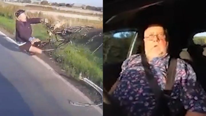 Vídeo mostra momento em que instrutor de direção atropela ciclista no Reino Unido; veja