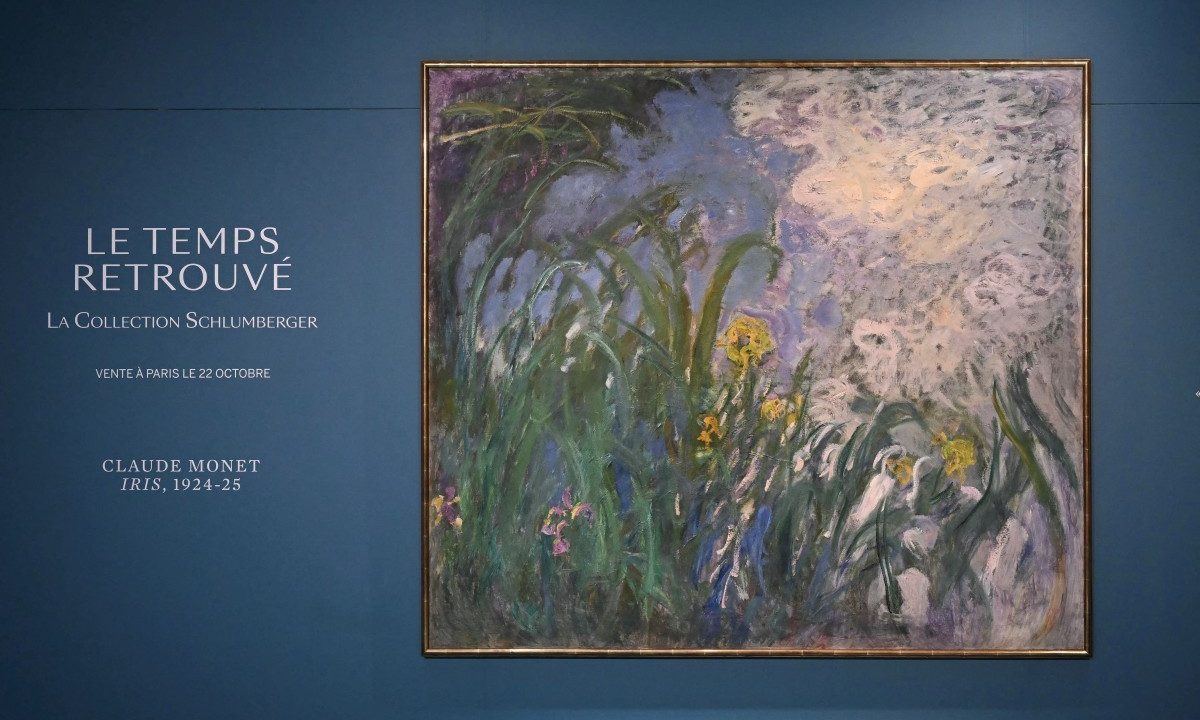 'Iris': quadro de Monet se torna a obra de arte mais cara já vendida na França; saiba quanto custou
