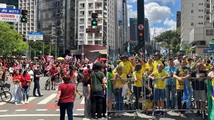 Apoiadores de Lula fazem atos em São Paulo, Rio e Brasília; Flávio participa de evento na Paulista