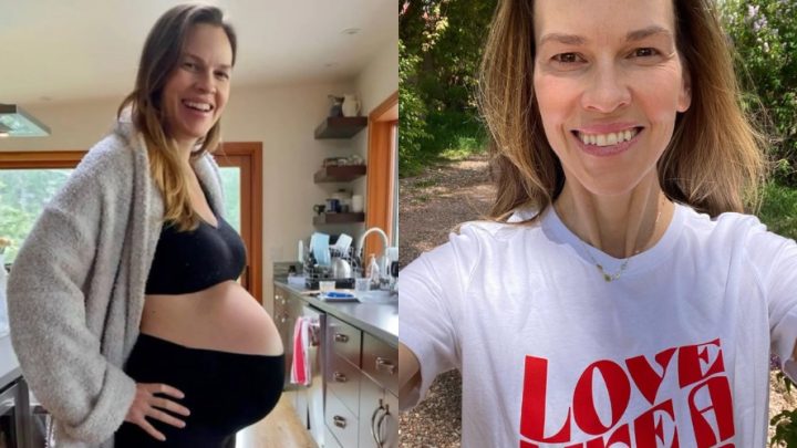 Atriz Hilary Swank, de 'Menina de Ouro', anuncia terceira gravidez aos 52 anos