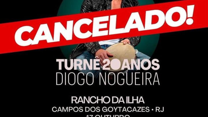 Cancelamento de show de Diogo Nogueira em Campos gera especulações nas redes sociais