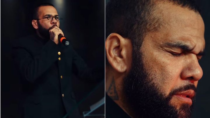 Daniel Alves prega em culto na Argentina e diz: 'É melhor a minha dupla com Cristo do que com Messi'