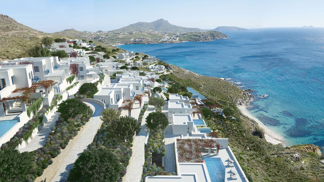 Famosa pela badalação, Mikonos ganha novo hotel cinco estrelas que promete explorar lado calmo da ilha