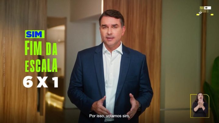 Flávio tenta capitalizar com fim da 6x1 em propaganda eleitoral e faz aceno a empresários
