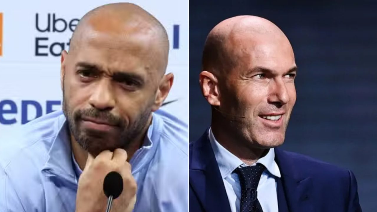 Henry exalta Zidane antes de terceiro jogo pela França: 'No futebol, está à altura de Deus'
