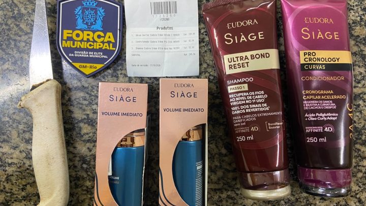 Homem é preso após tentar furtar produtos de drogaria em Botafogo