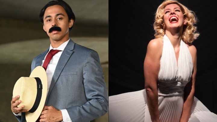 Marilyn Monroe e Santos Dumont inspiram monólogos em cartaz na Cidade das Artes