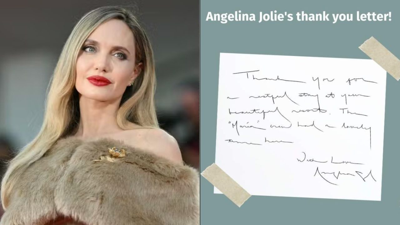 Mensagem de Angelina Jolie escrita há três anos viraliza por motivo curioso; entenda