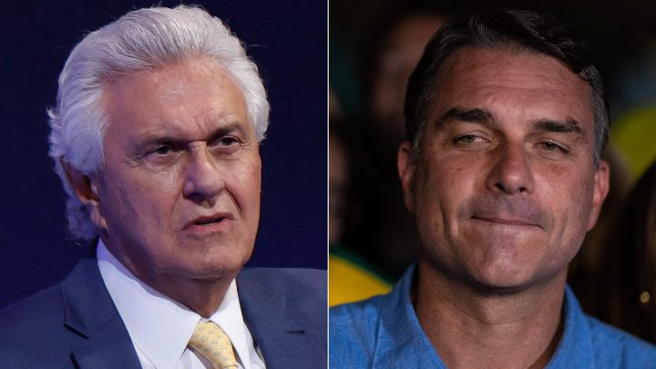 O argumento de Ronaldo Caiado para apoiar Flávio Bolsonaro depois de chamá-lo de ladrão