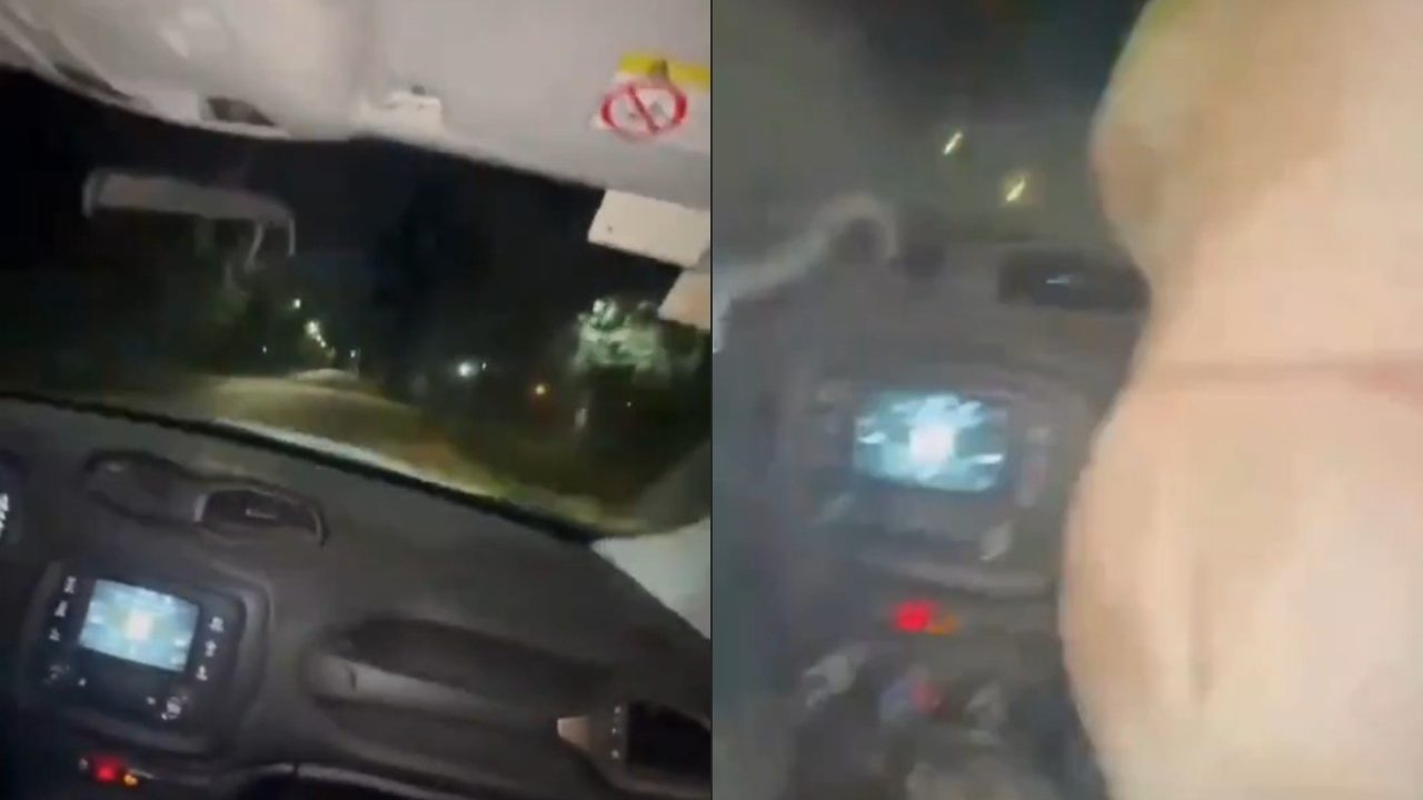 Passageiro filma colisão de carro contra poste enquanto amigo dirigia a 140 km/h na Argentina; vídeo