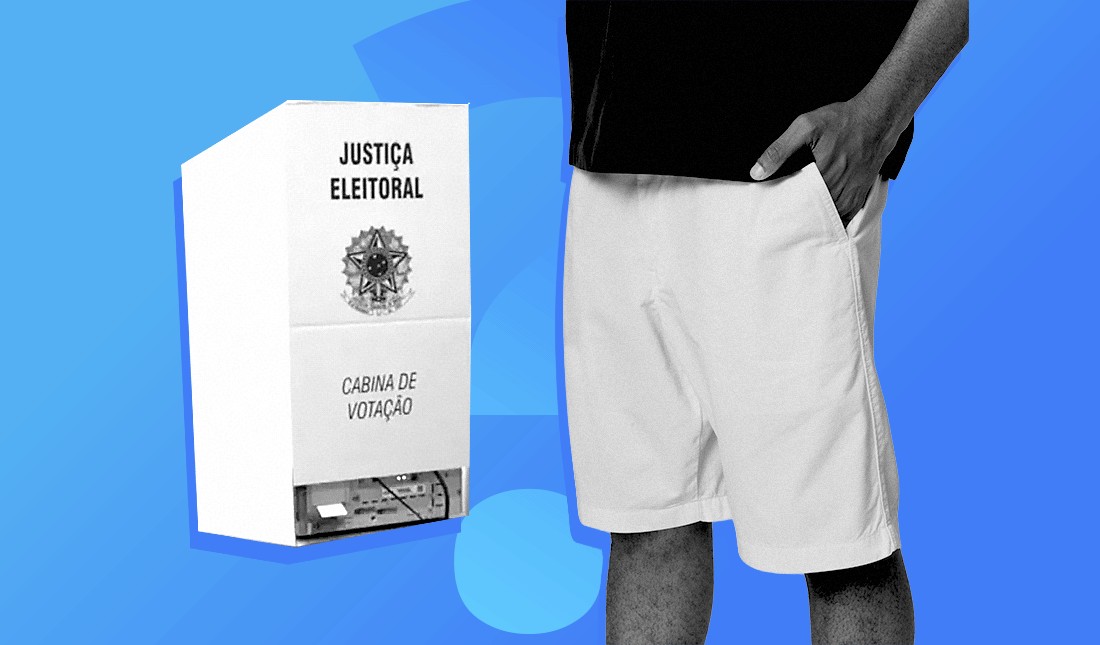 Posso ir votar de bermuda? Veja o que é proibido nas eleições