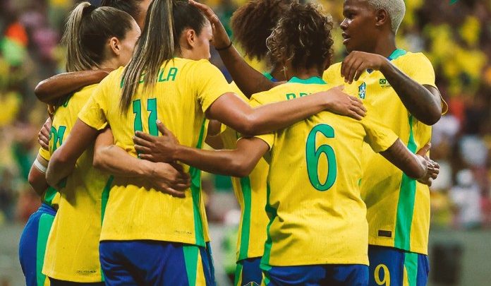Seleção feminina abre vantagem de dois gols contra a Argentina, mas leva empate na Arena de Pernambuco
