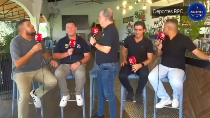 Vídeo mostra momento em que programa esportivo ao vivo é interrompido por terremoto no Panamá, jornalistas deixam estúdio às pressas