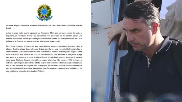 ‘Todos nós somos presidente’: carta com teor golpista de Flávio Bolsonaro vira memes nas redes sociais